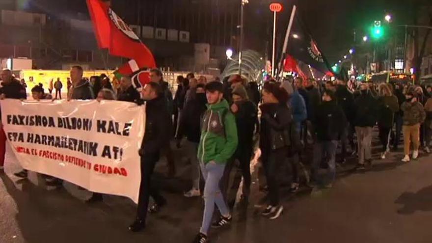 Miles de ultras rusos amenazan Bilbao ante el duelo del Athletic contra el Spartak