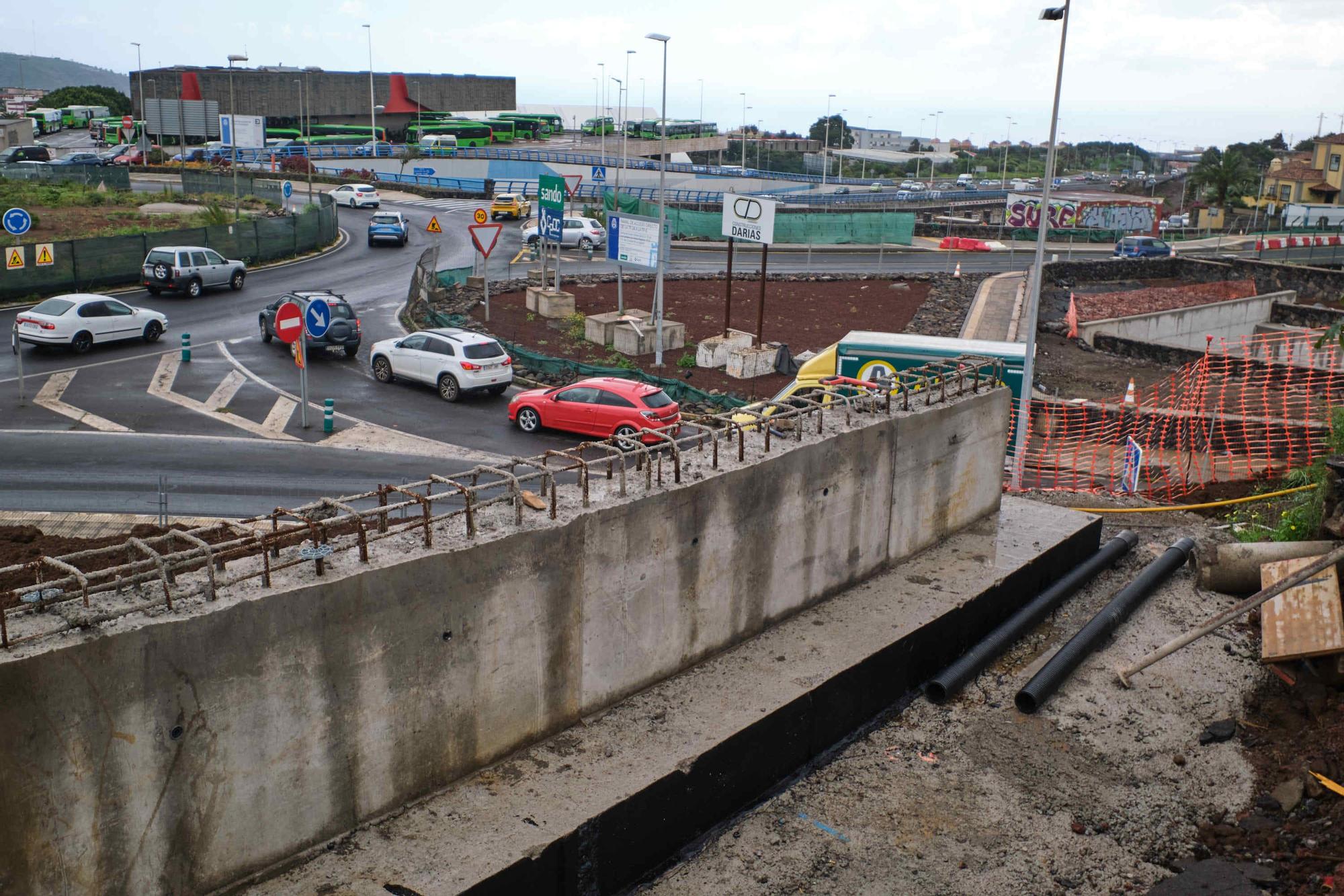 Obras de la pasarela del Padre Anchieta