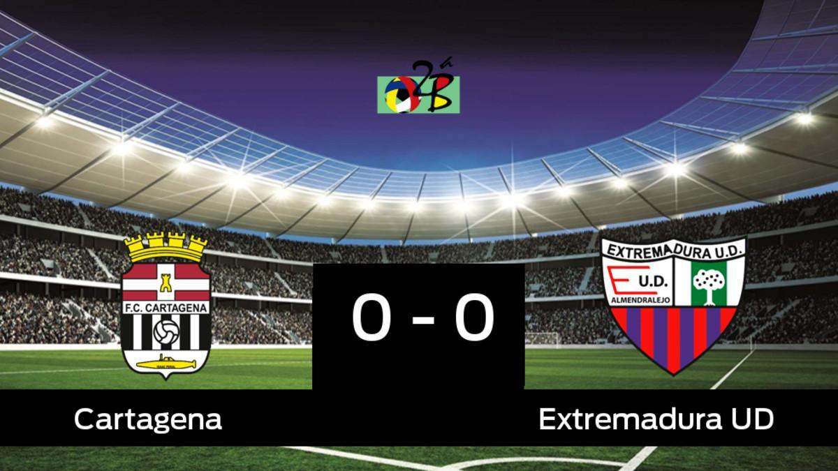 El Extremadura ya es equipo de segunda tras el empate (0-0) ante el Cartagena