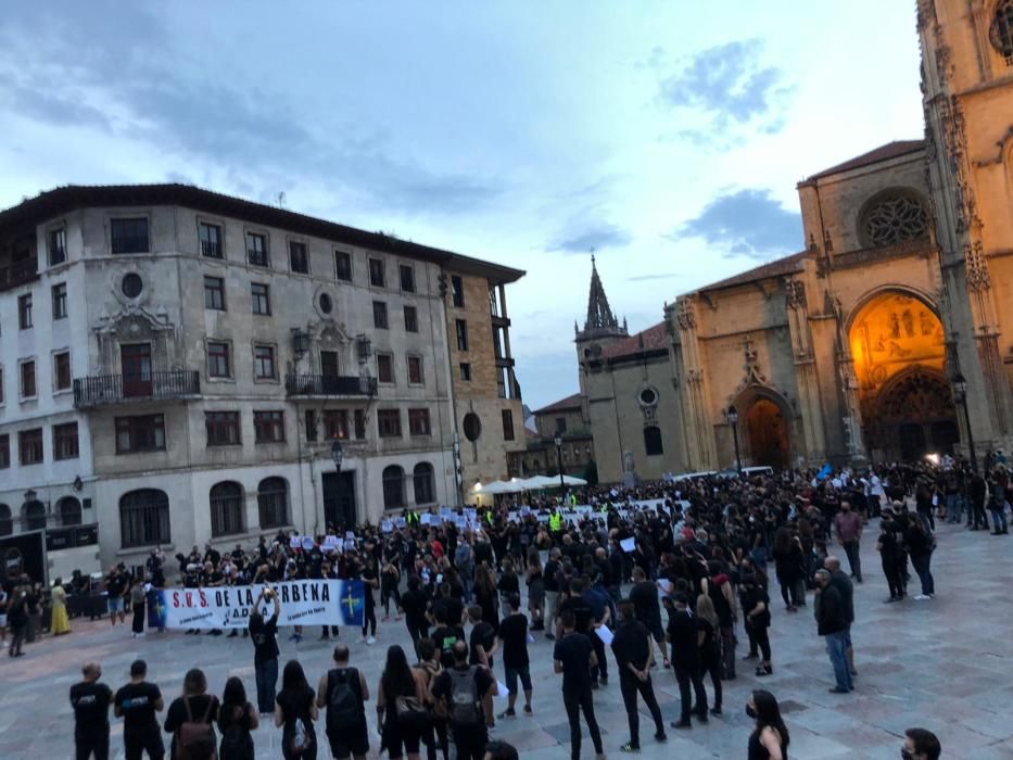 Los trabajadores del espectáculo y los eventos piden en Oviedo ayudas para su sector