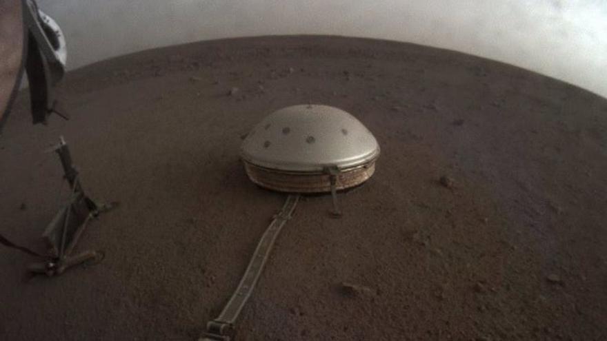 Sismómetro de la misión InSight.