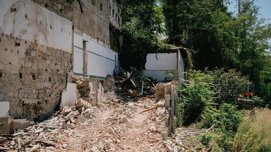 El Concello de Ourense defiende el derribo «parcial» del antiguo balneario do Outeiro: una causa de «urgencia por peligro de estabilidad»