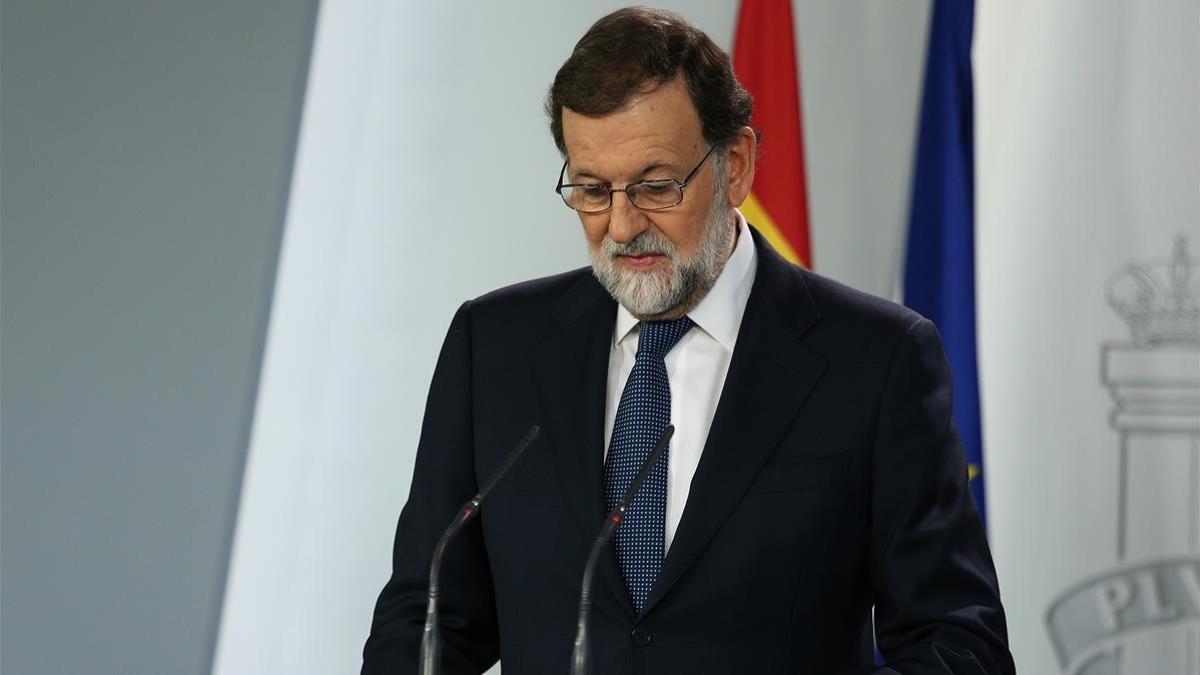 Declaración del presidente del Gobierno, Mariano Rajoy.