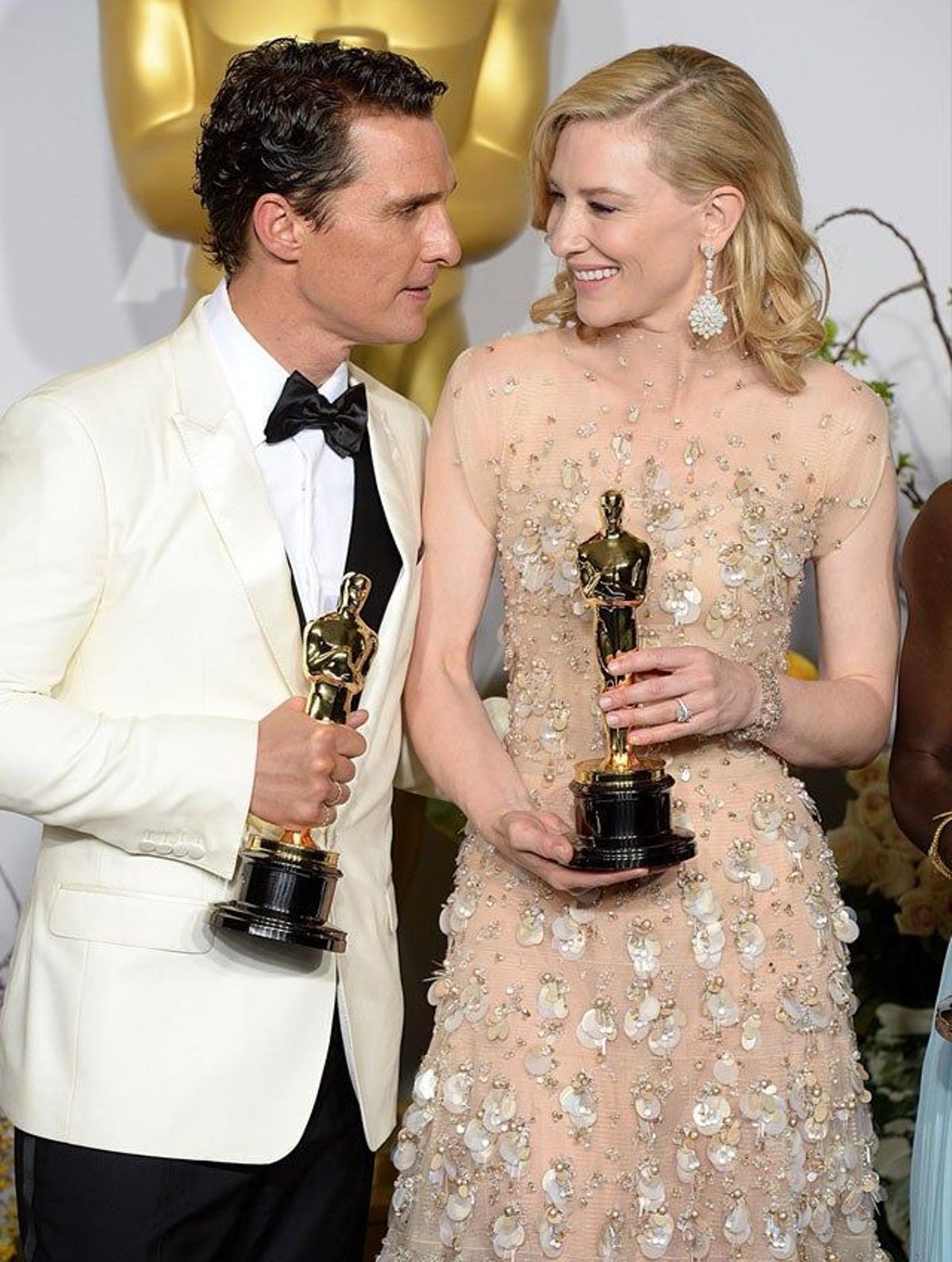Matthew McConaughey y Cate Blanchett