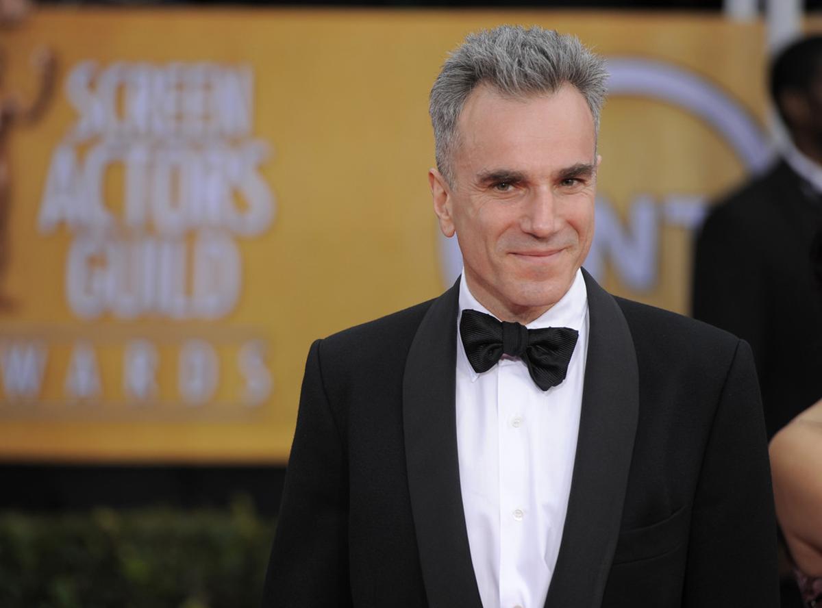 FILE- In this Jan. 27, 2013, file photo, Daniel Day-Lewis arrives at the 19th Annual Screen Actors Guild Awards at the Shrine Auditorium in Los Angeles. Day-Lewisâ¿¿s representative, Leslee Dart, said in a statement Tuesday, June 20, 2017, that the 60-year-old performer â¿¿will no longer be working as an actor.â¿¿ She added that Day-Lewis is â¿¿immensely grateful to all of his collaborators and audiences over the many years.â¿¿ (Photo by Chris Pizzello/Invision/AP, File)