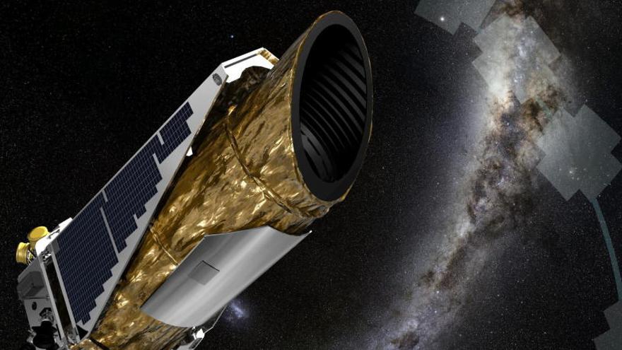 Fotografía cedida por la NASA hoy, jueves 23 de julio de 2015, que muestra un concepto artístico del telescopio Kepler