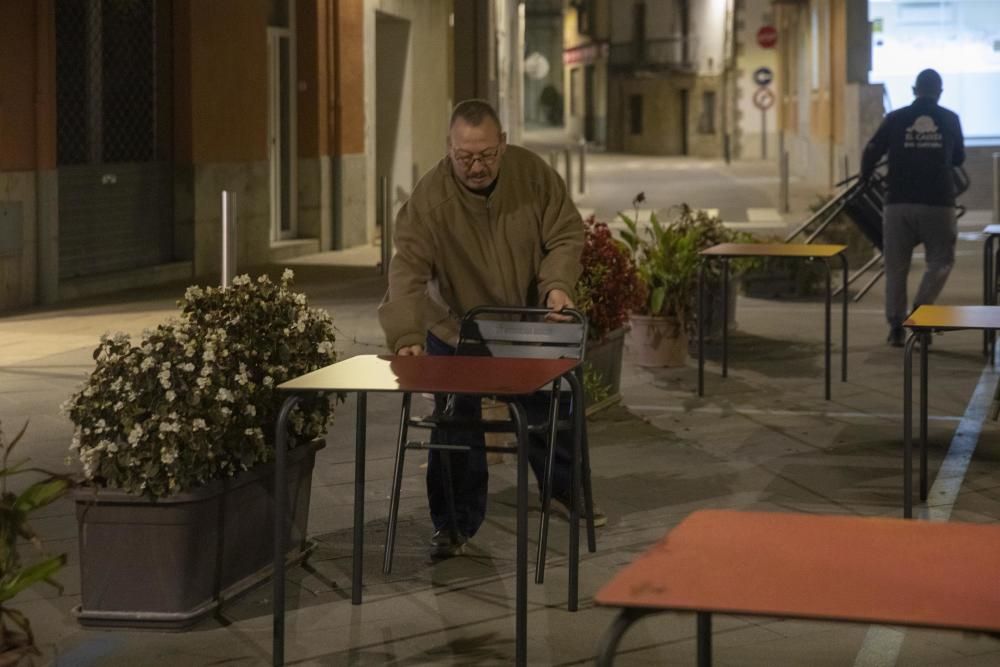 Bars i restaurants de Vilobí reobren a la fase 1 de la desescalada