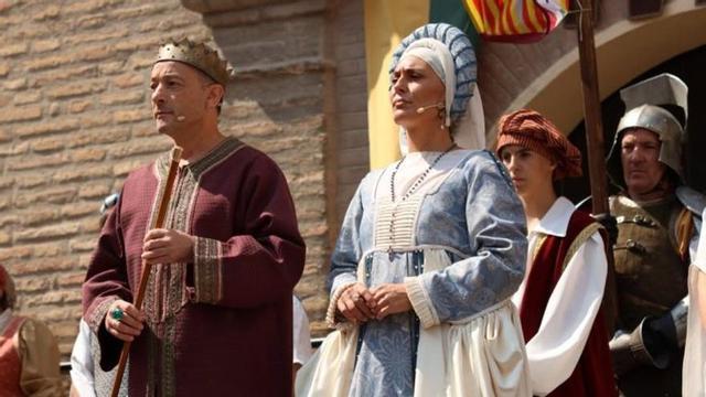 Borja recordó la entrada de los Reyes Católicos a la ciudad.