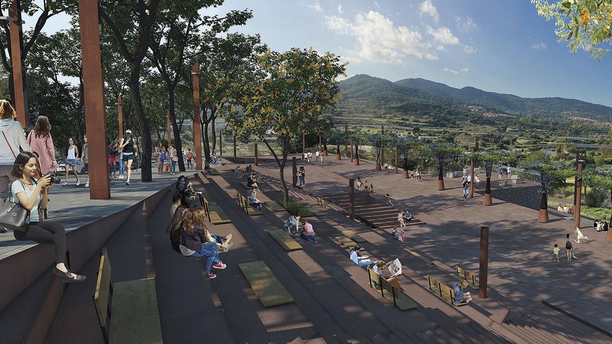 Proyecto del futuro Paseo Bellavista de Mataró.