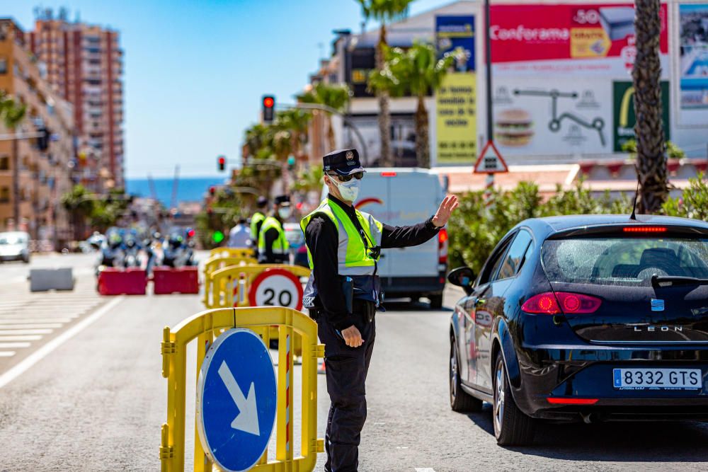 Benidorm refuerza los controles este puente para evitar desplazamientos a segundas residencias