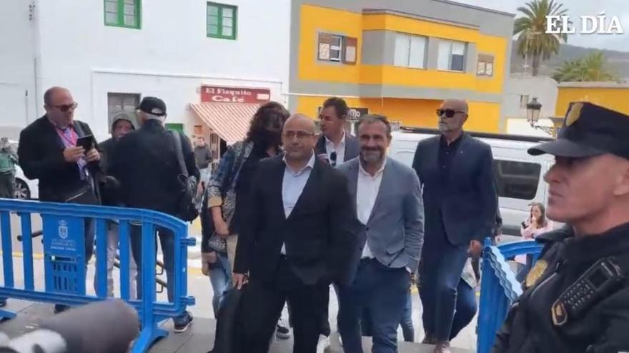 Protesta en Granadilla (Tenerife) por la moción de censura a la socialista Jennifer Miranda