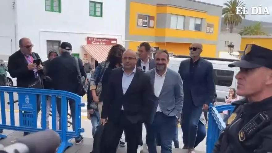 Protesta en Granadilla por la moción de censura