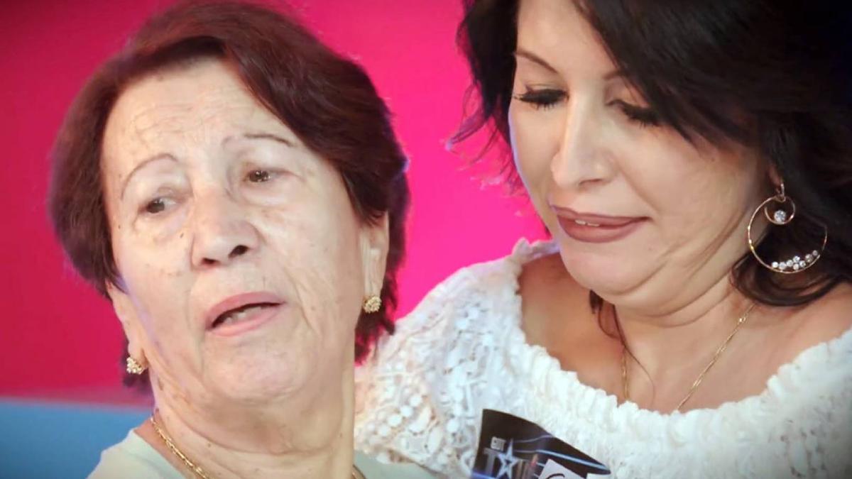 María, madre de Albertito, y su hermana Belén, en &#039;Got Talent&#039;.