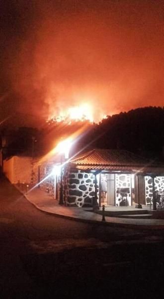 Incendio forestal en la zona de Montaña de Jedey