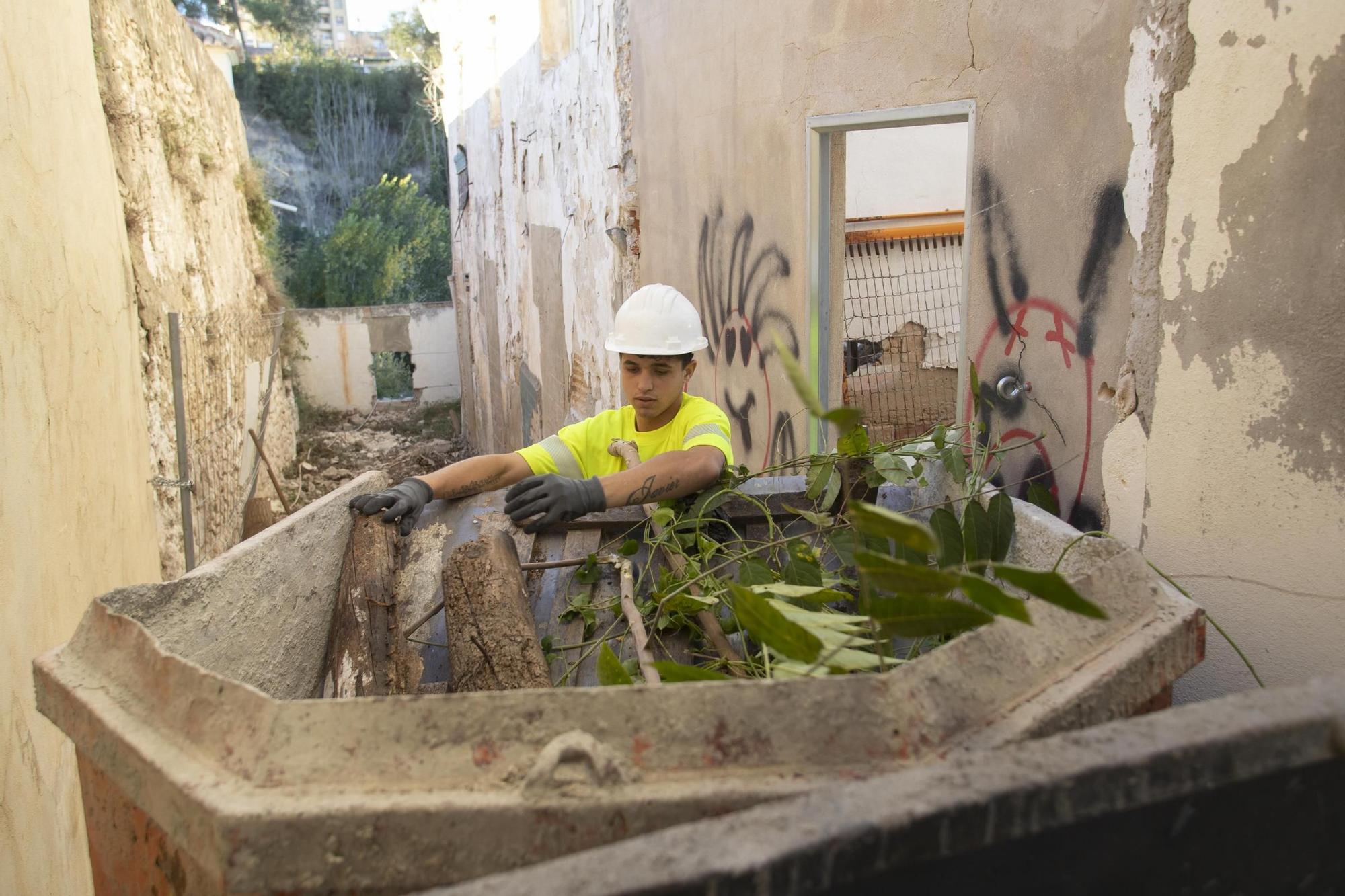 Ontinyent invierte 318.000 para en la estabilización de seis casas en mal estado en la calle Muralla