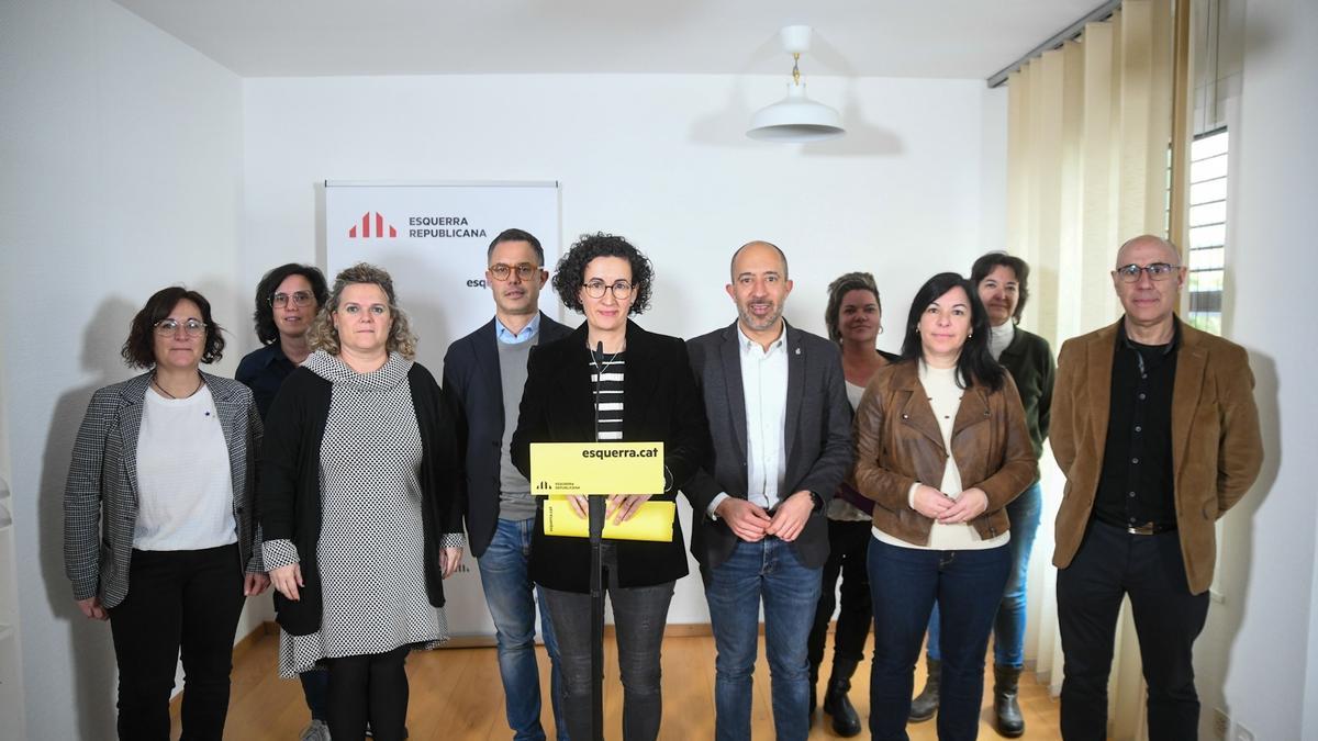 Marta Rovira i les candidates i els candidats