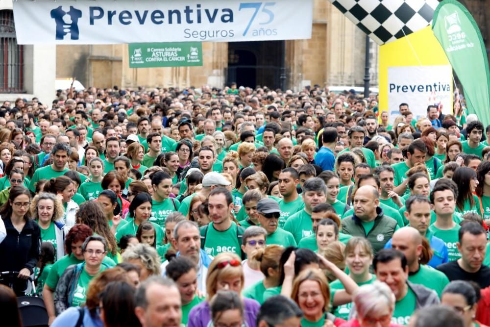 Carrera contra el cáncer en Oviedo