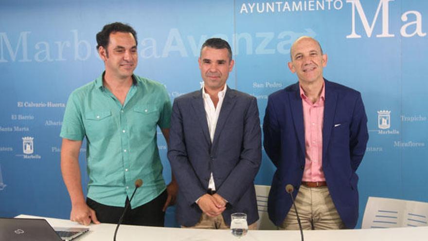 Miguel Díaz, José Bernal y Manuel Osorio presentaron esta iniciativa de Participación.