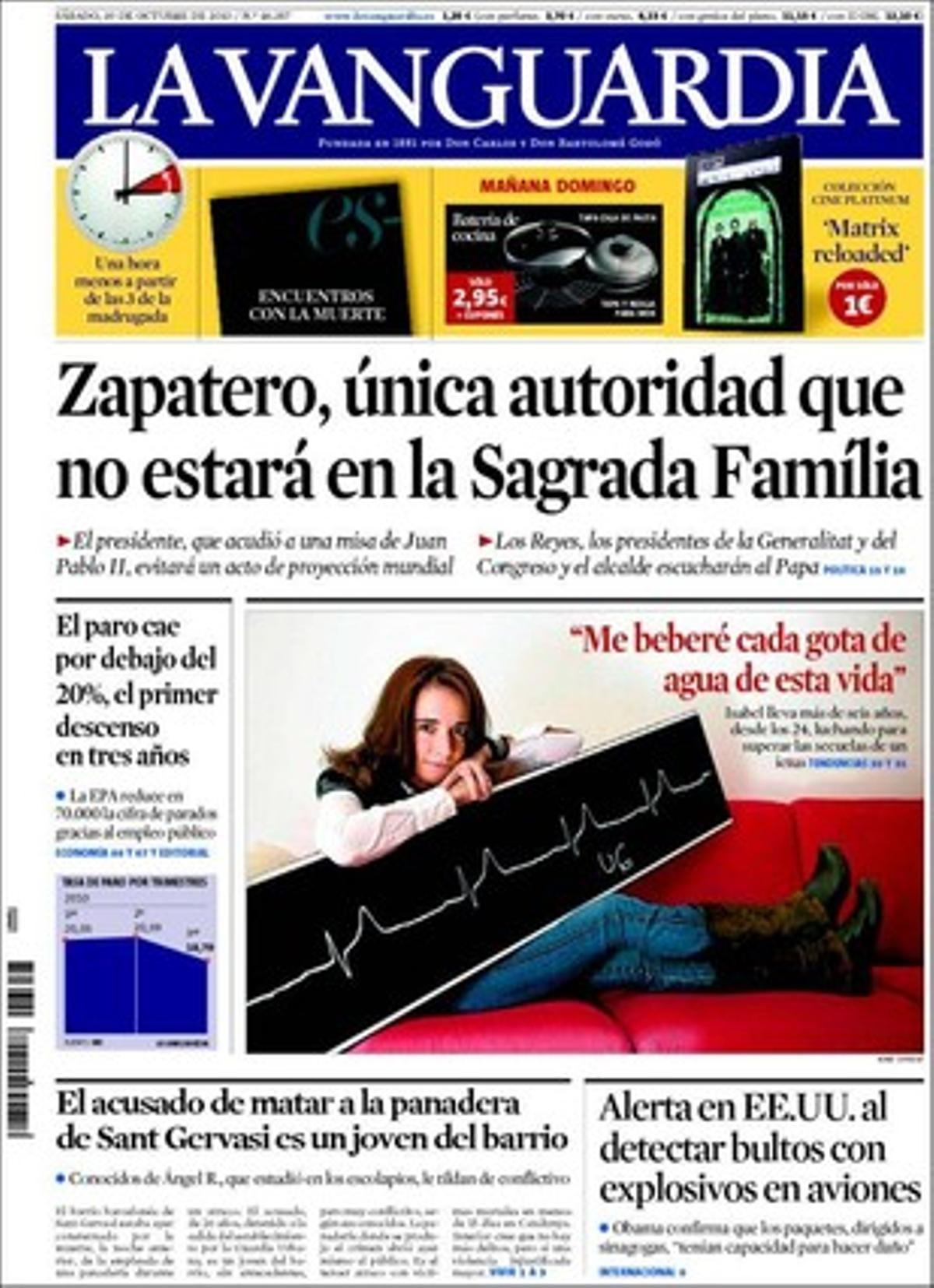 ’La Vanguardia’, 30/10/2010.