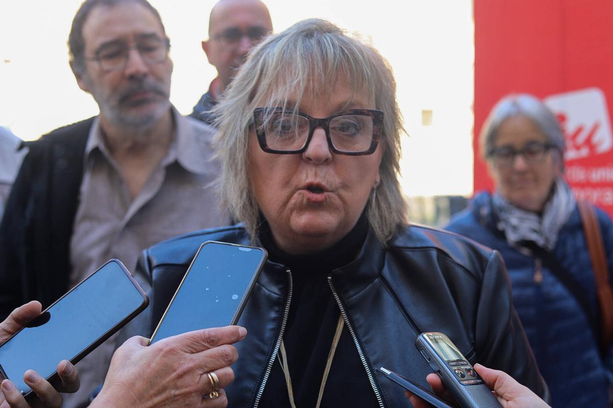 Zamora. Rueda de prensa Izquierda Unida “mujer e infancia”