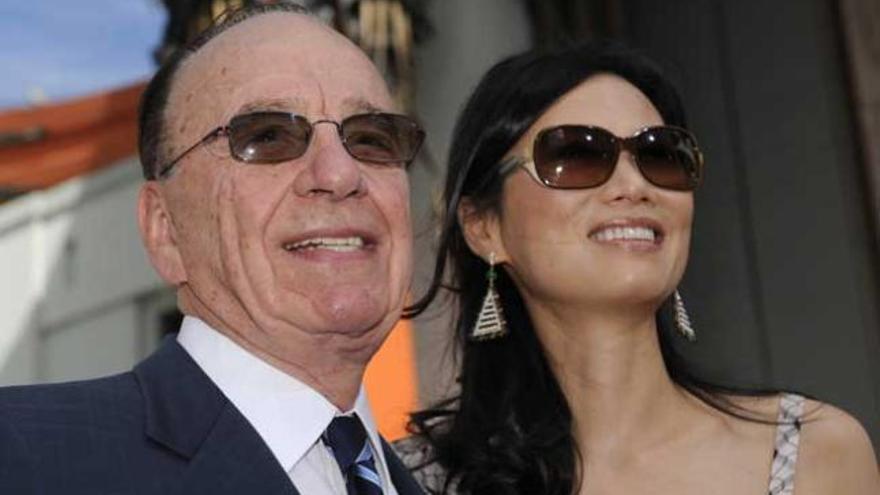 Rupert Murdoch y Wendi Deng.