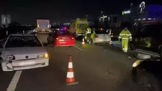 Un hombre muere en un choque entre dos vehículos en la A-55 en Porriño