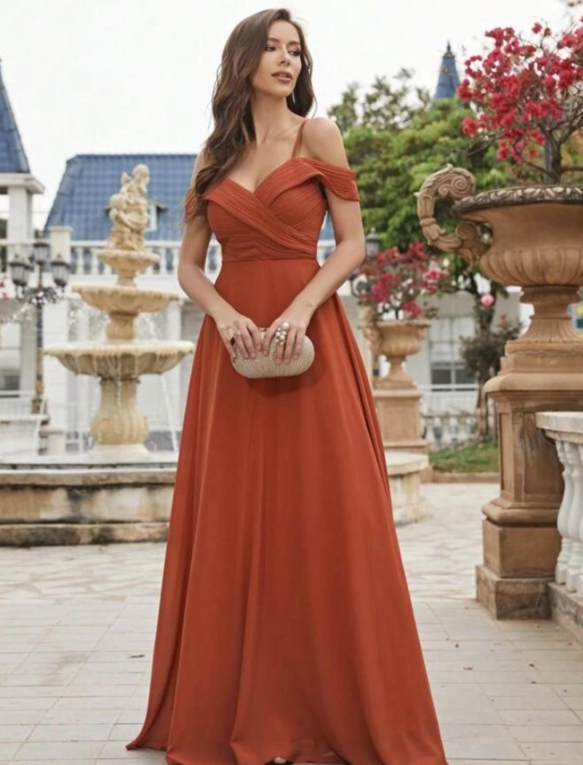 Vestido de invitada de Shein