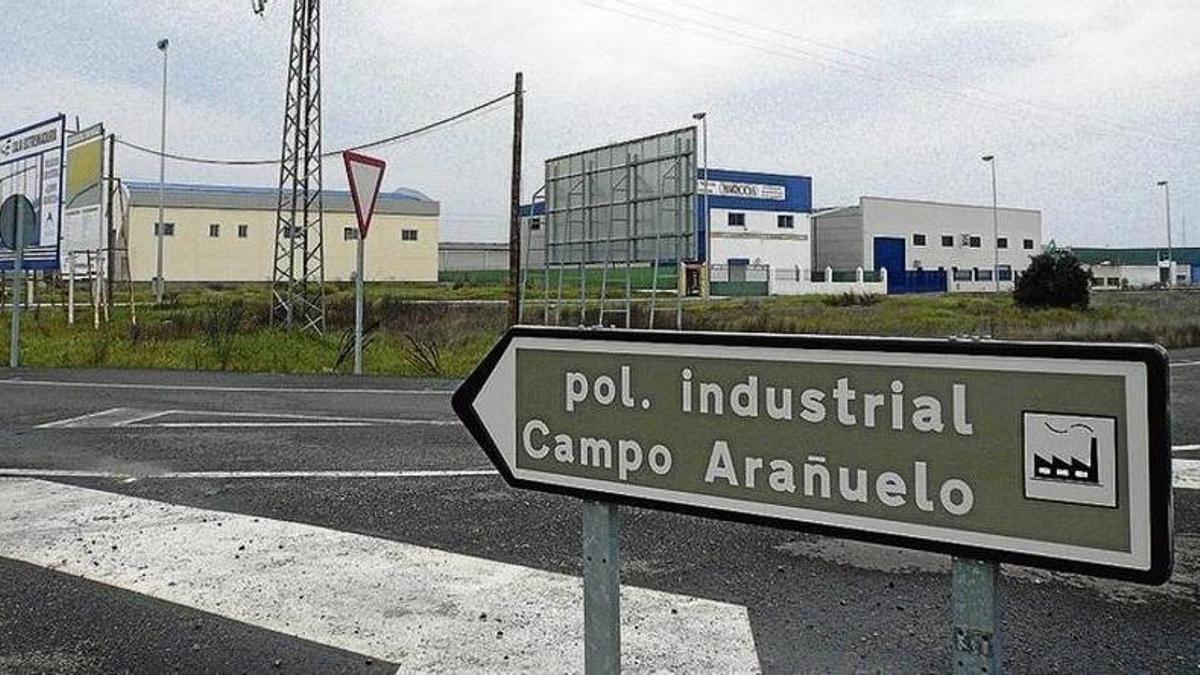 Un indicador informa sobre la ubicación del polígono.