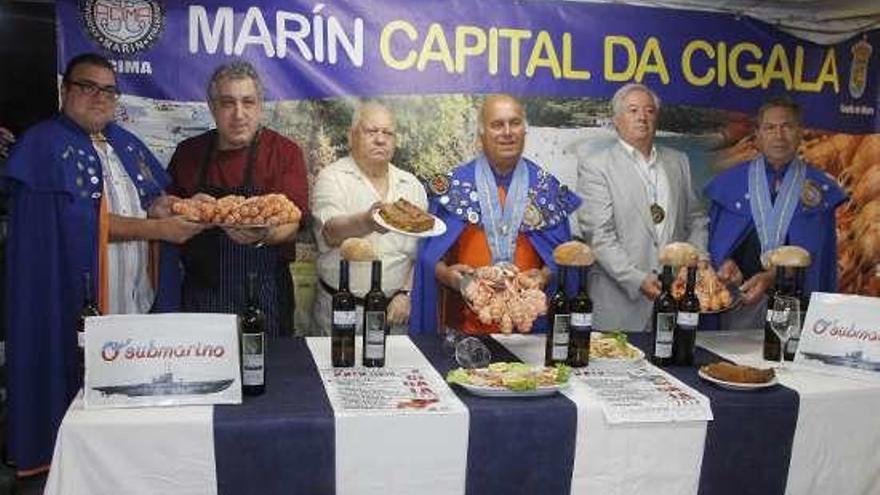 Presentación de la Festa da Cigala de Marín. // S.A.