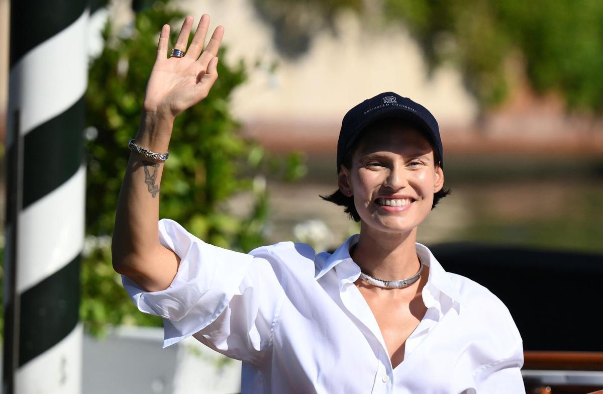 La modelo italiana Bianca Balti en Venecia.
