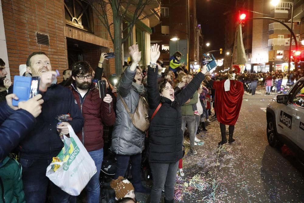 Cabalgata de Reyes 2020 en Gijón