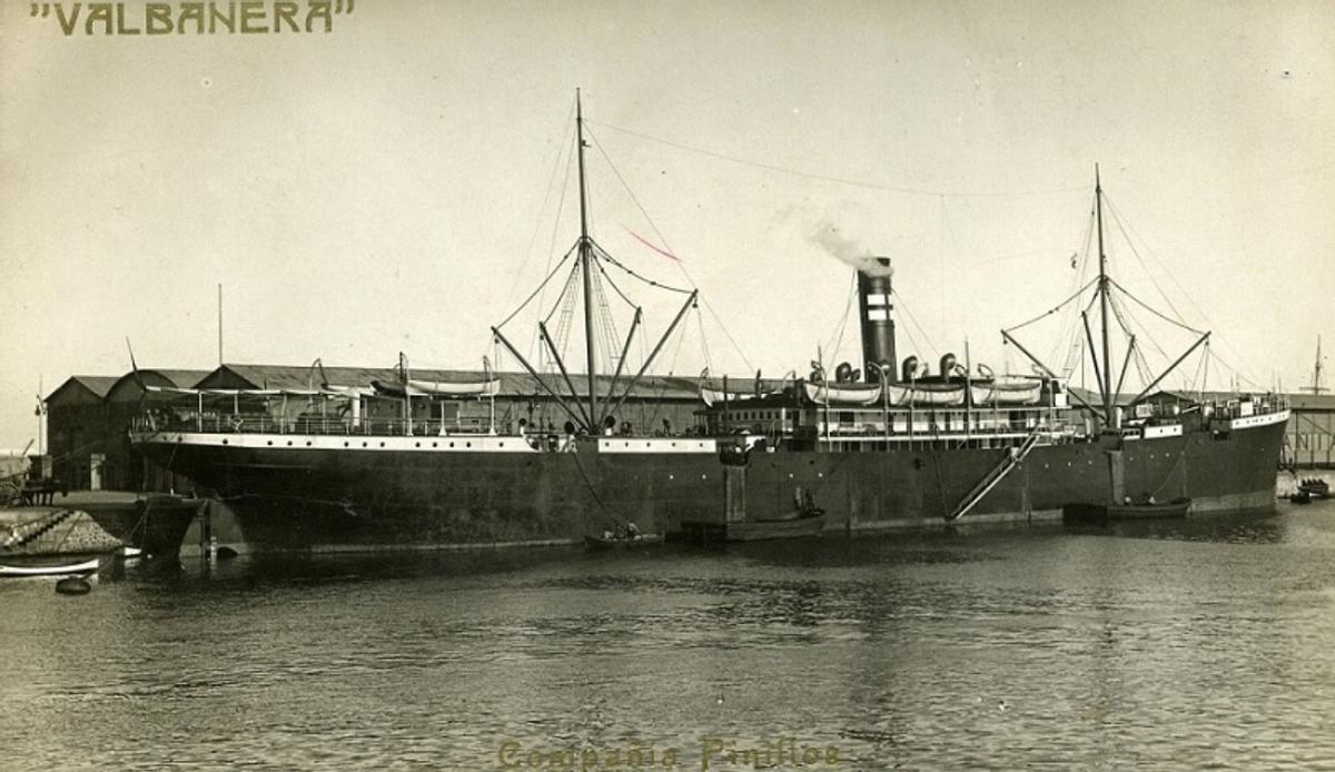 El Valbanera, construido en Glasgow en 1906.