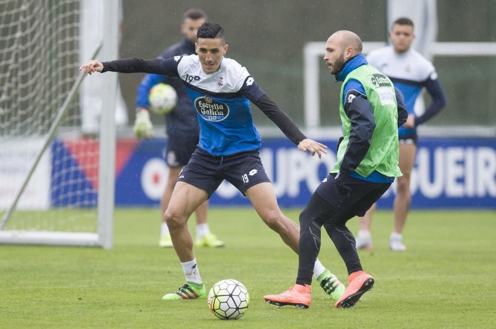 Arribas protagoniza la buena noticia del entrenamiento