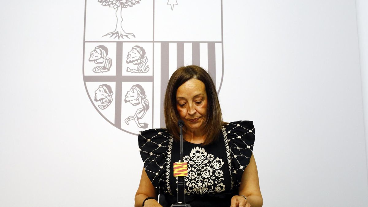 La consejera de Bienestar Social, Carmen Susín, en una rueda de prensa.
