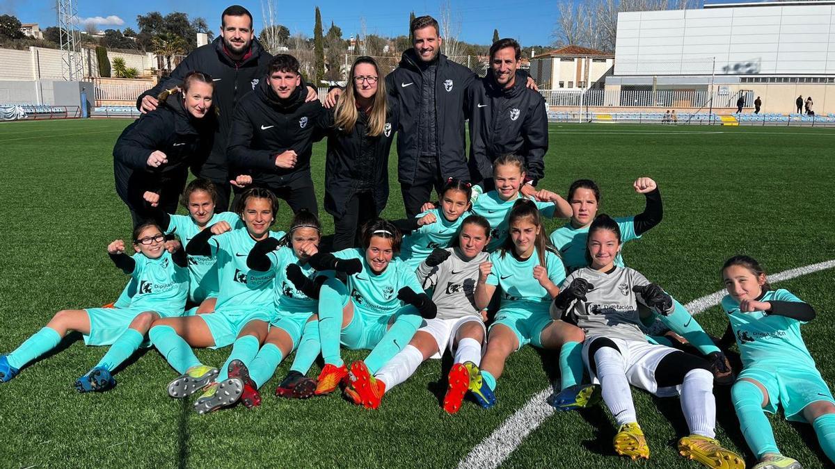 La selección cordobesa alevín femenina de fútbol, plata en el Campeonato de Andalucía.