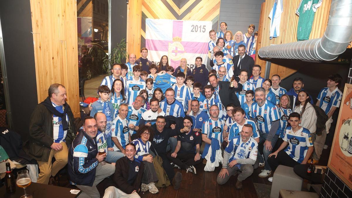 Inauguración de la peña deportivista A Bica