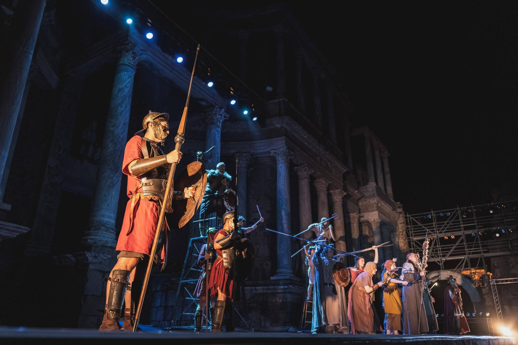 Fotogalería | El cerco de Numancia en el Teatro Romano de Mérida