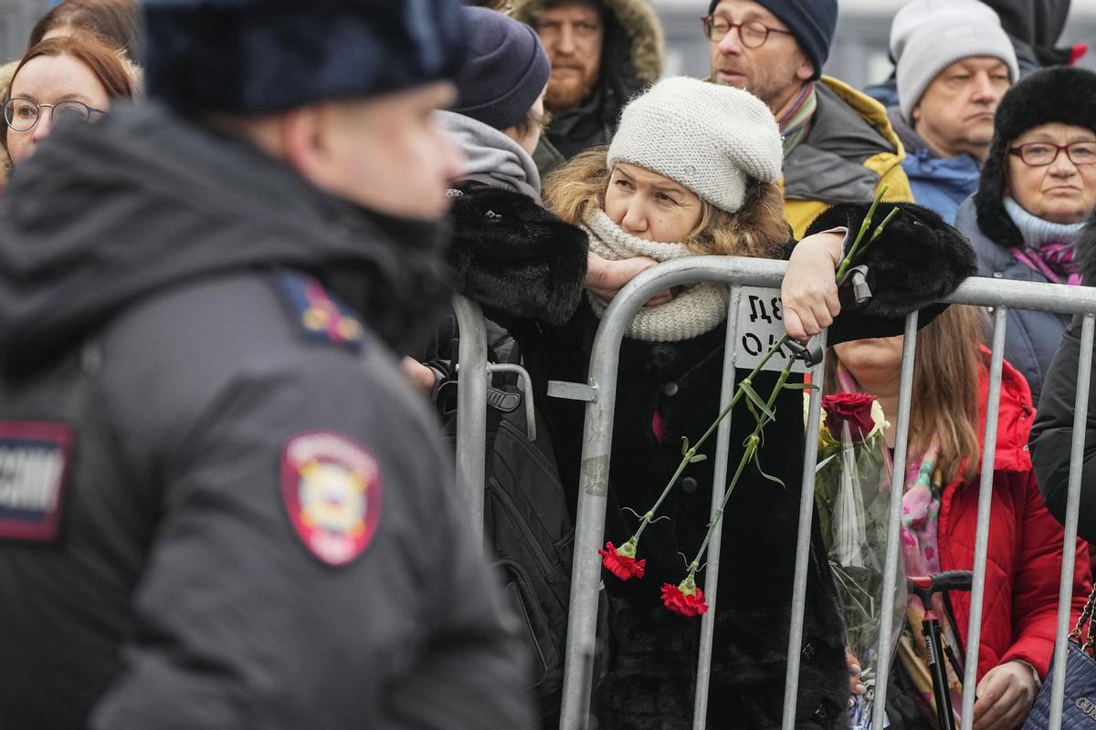 Funeral y ceremonia de despedida del político opositor ruso Alexei Navalny en Moscú