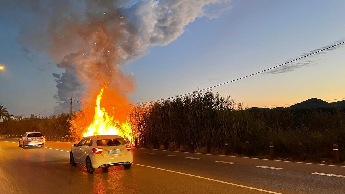 Incendio en ses Feixes, Ibiza