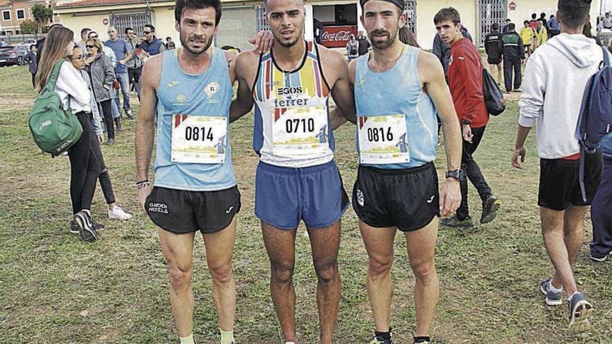 Benyakad, Rodríguez y Gran, los tres primeros clasificados en categoría masculina.