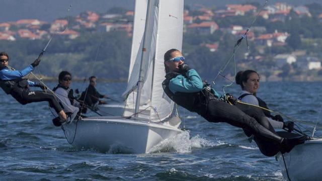 Una d elas competiciones celebradas durante el fin de semana en la ría de Arousa.
