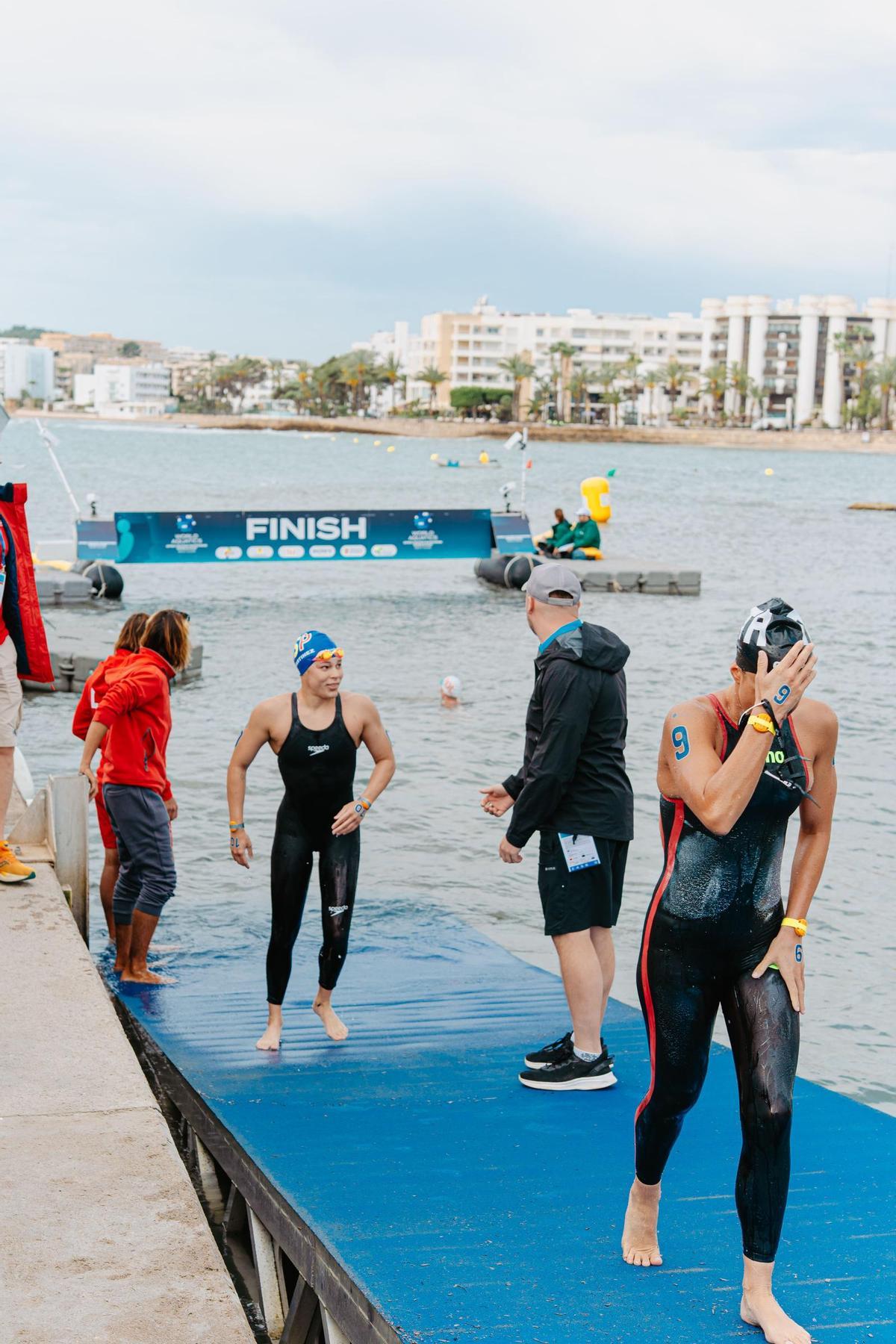 Imágenes de la Copa del Mundo de Aguas abiertas en Santa Eulària