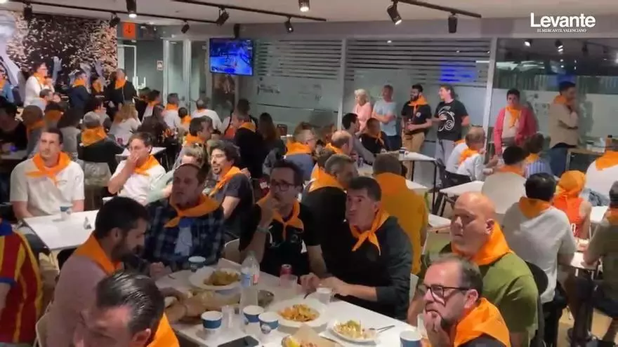 L'Alqueria vibra con el Valencia Basket: ¡Todo el mundo eufórico!