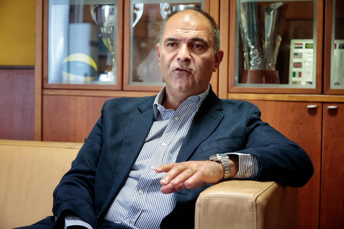 Aniano Cabrera, en la entrevista con El Día.