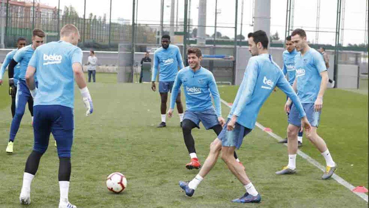 El Barça ha empezado a preparar el partido ante el Alavés