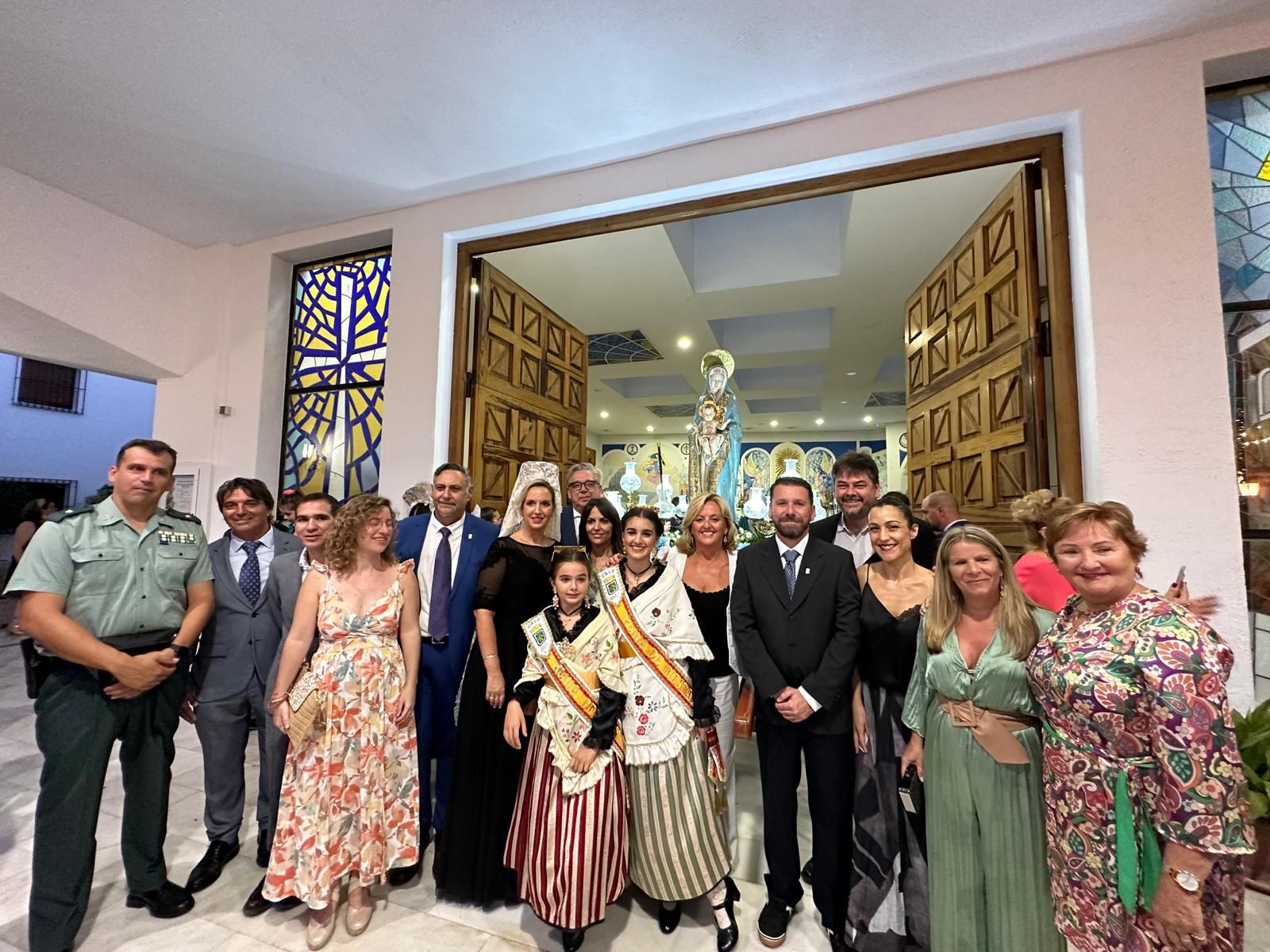 Ofrenda de Flores a la Virgen de las Nieves en Calp