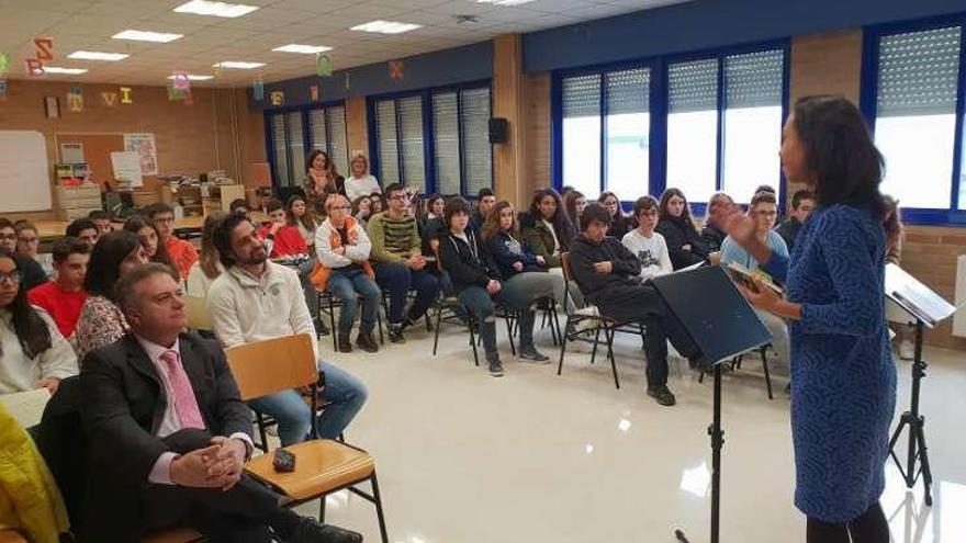 Celebración en el IES Mestre Landín del 40 aniversario de la Constitución