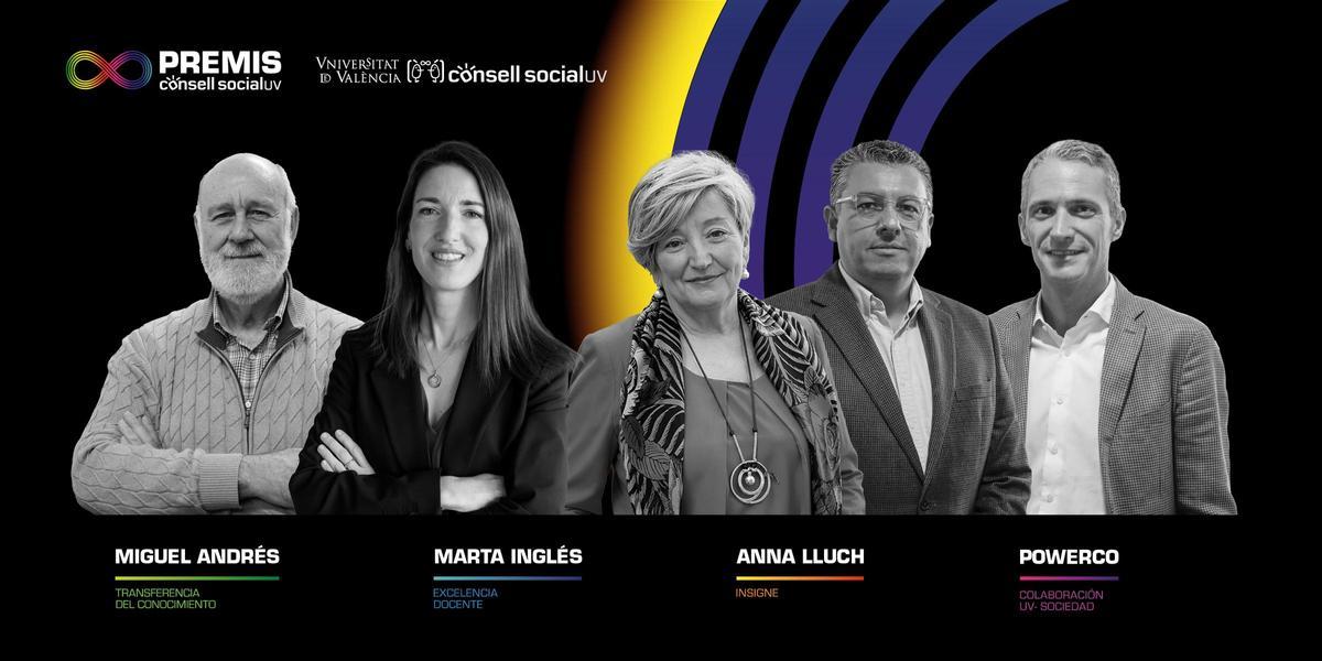 Premiados por el Consell Social de la UV.