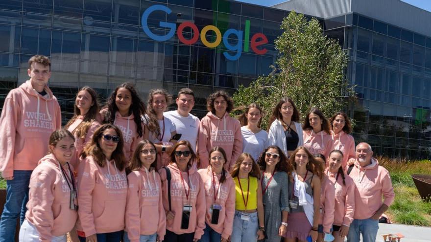 Un grupo de jóvenes talentos de Castellón descubre Silicon Valley junto al youtuber Miquel Montoro