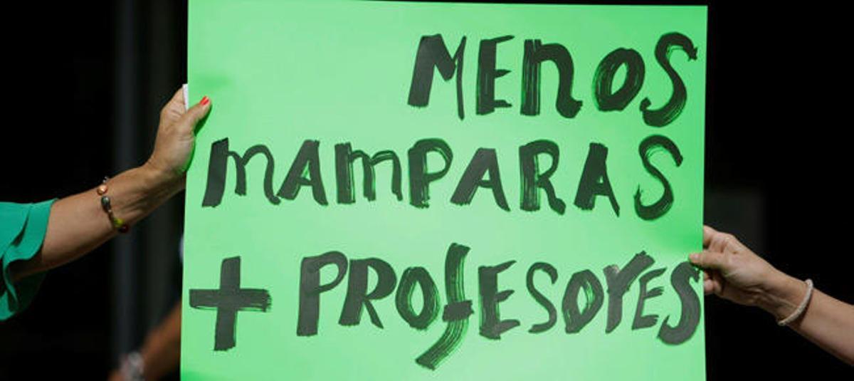 Los profesores piden más medidas.